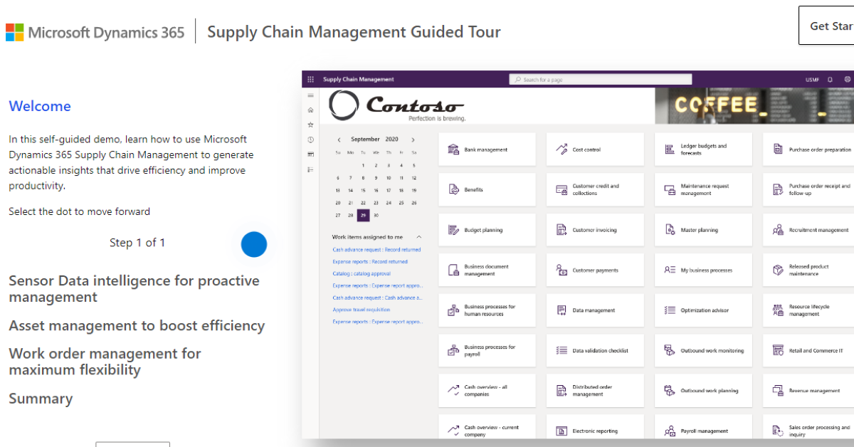 Supply Chain Management Guided Tour
