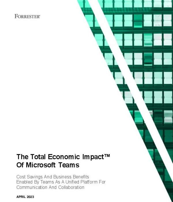 The Total Economic Impact™ Of Microsoft Teams